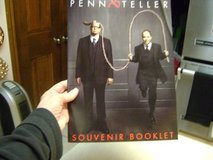 Las Vegas Act "Penn & Teller"  - Souvenir Book in Houston, Texas