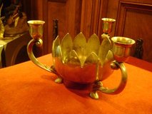 Vintage Silverplated Candelabra & Flower Vase Combination in Houston, Texas