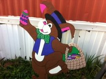 Easter Bunny Lawn Decor in Fort Polk, Louisiana